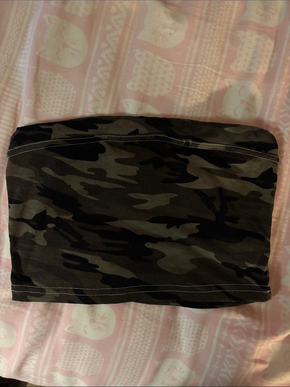Camo tube top